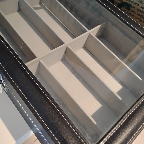 Vegan Leather Black Jewelry Organizer - Picture 4 of 6